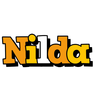 Nilda cartoon logo