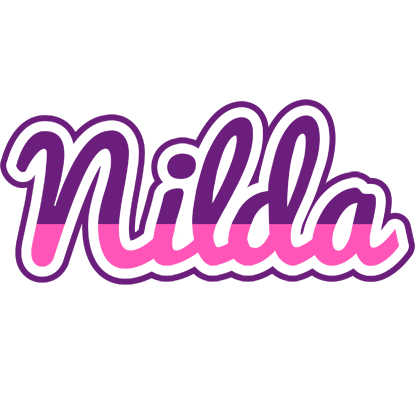 Nilda cheerful logo