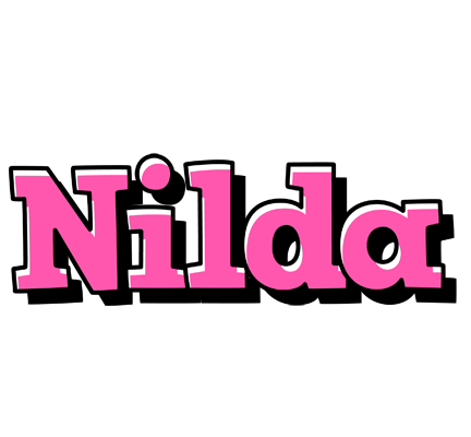 Nilda girlish logo
