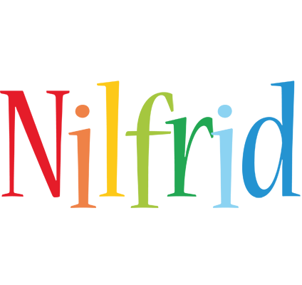Nilfrid birthday logo