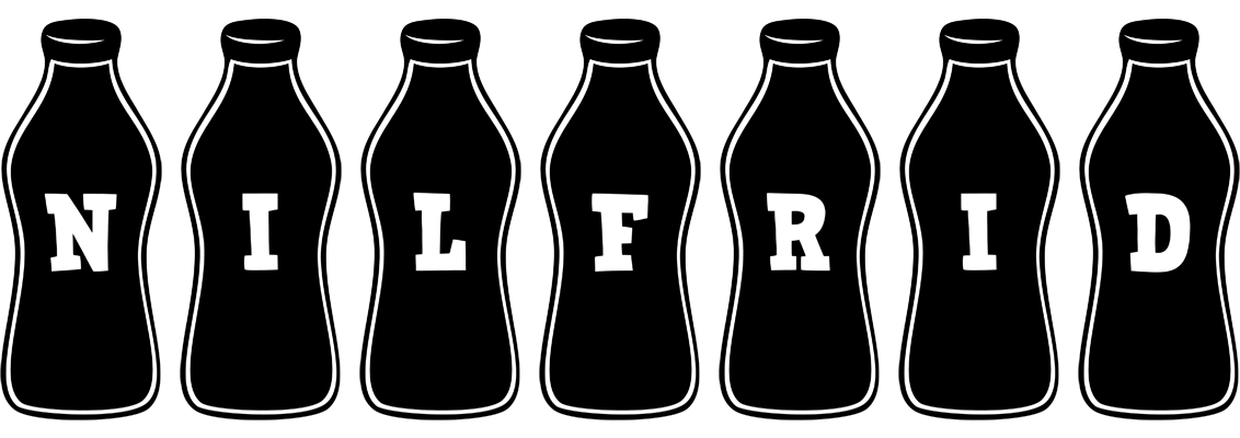 Nilfrid bottle logo