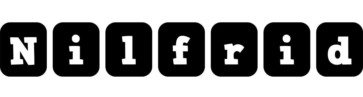 Nilfrid box logo