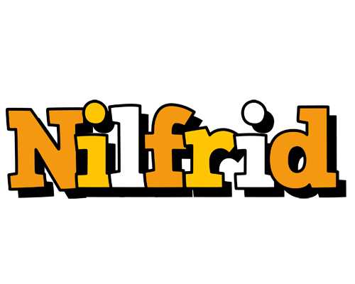 Nilfrid cartoon logo