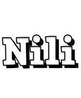 Nili snowing logo