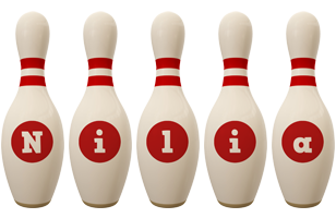 Nilia bowling-pin logo