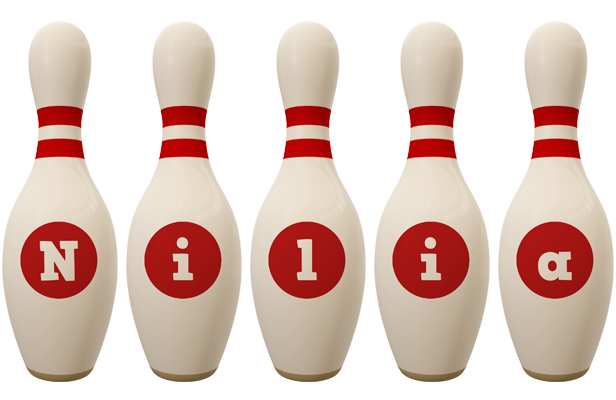 Nilia bowling-pin logo