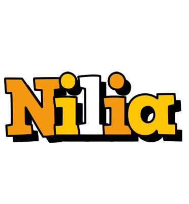Nilia cartoon logo