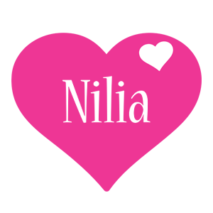 Nilia love-heart logo