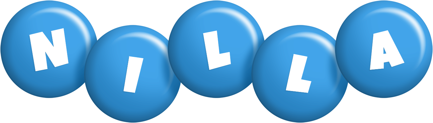 Nilla candy-blue logo