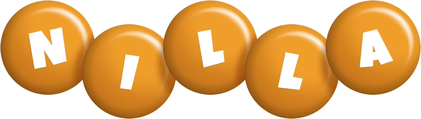 Nilla candy-orange logo