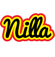 Nilla flaming logo