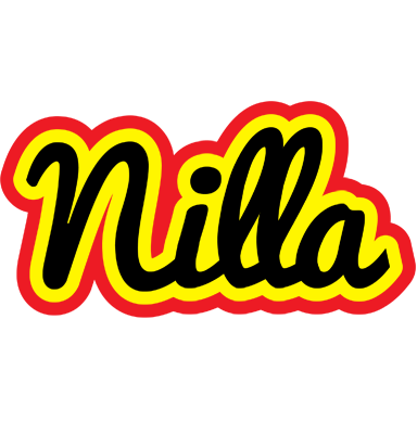 Nilla flaming logo
