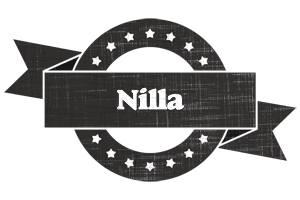 Nilla grunge logo