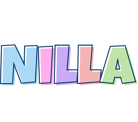 Nilla pastel logo