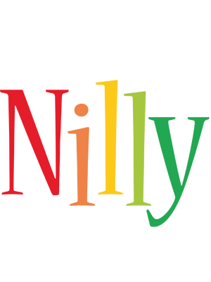 Nilly birthday logo