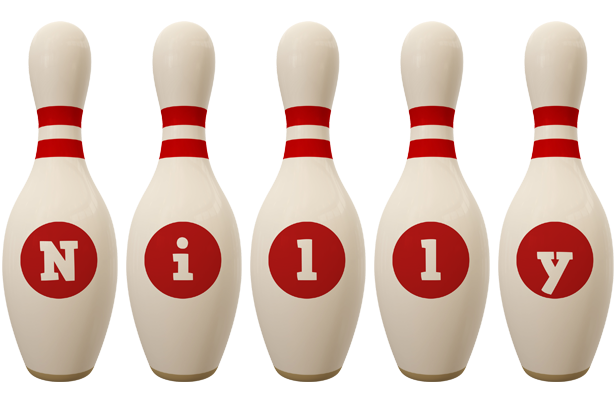Nilly bowling-pin logo