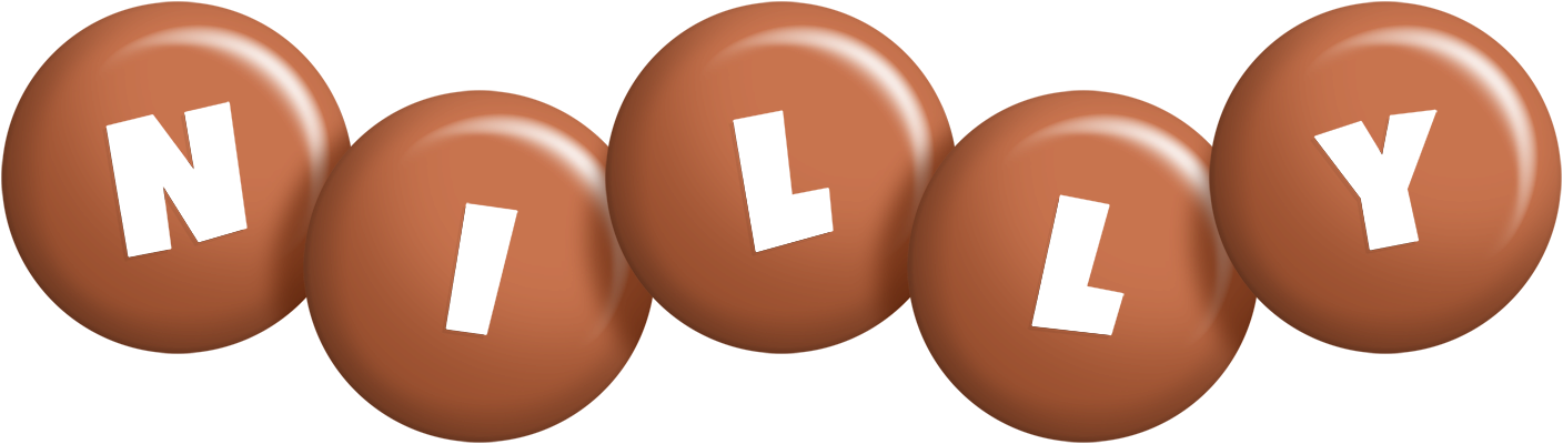 Nilly candy-brown logo