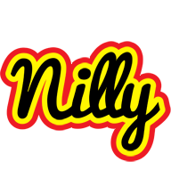 Nilly flaming logo