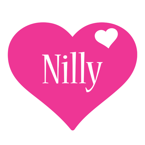 Nilly love-heart logo