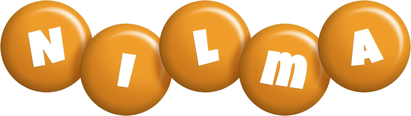 Nilma candy-orange logo