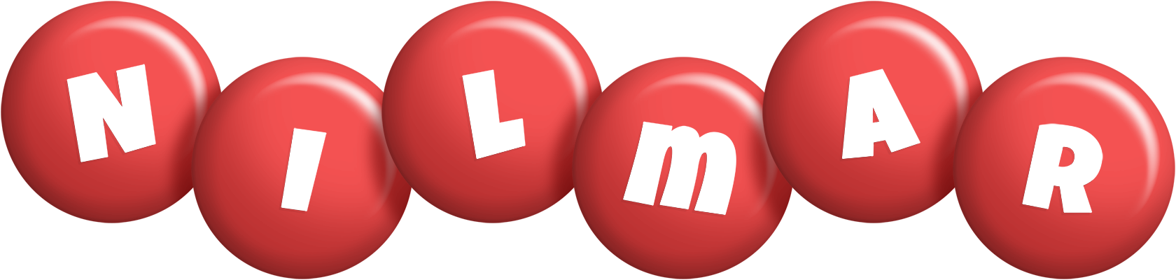 Nilmar candy-red logo