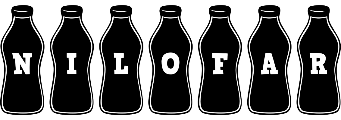 Nilofar bottle logo