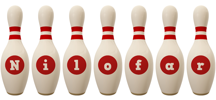 Nilofar bowling-pin logo