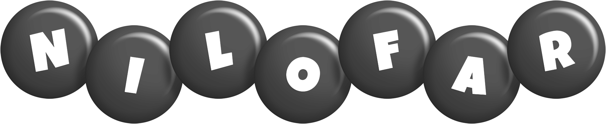 Nilofar candy-black logo