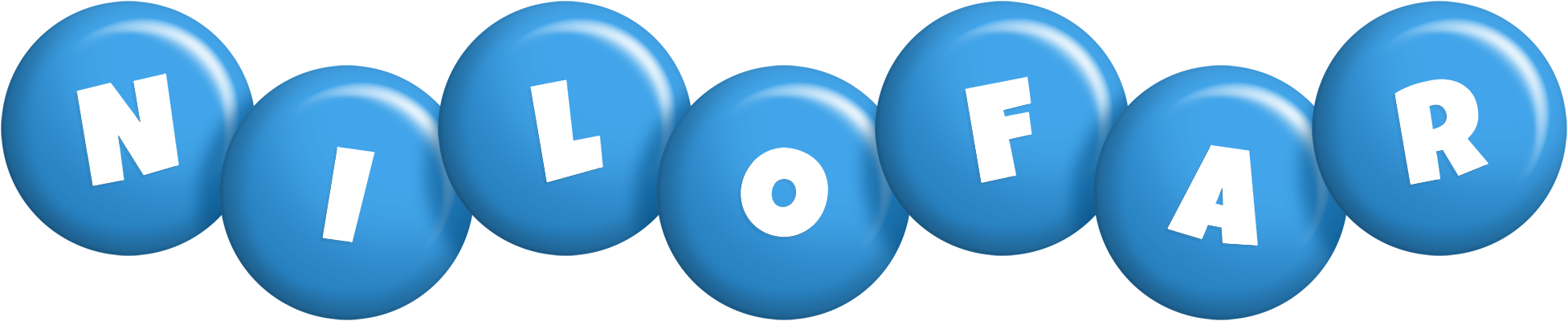 Nilofar candy-blue logo