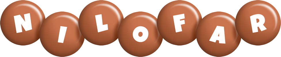 Nilofar candy-brown logo