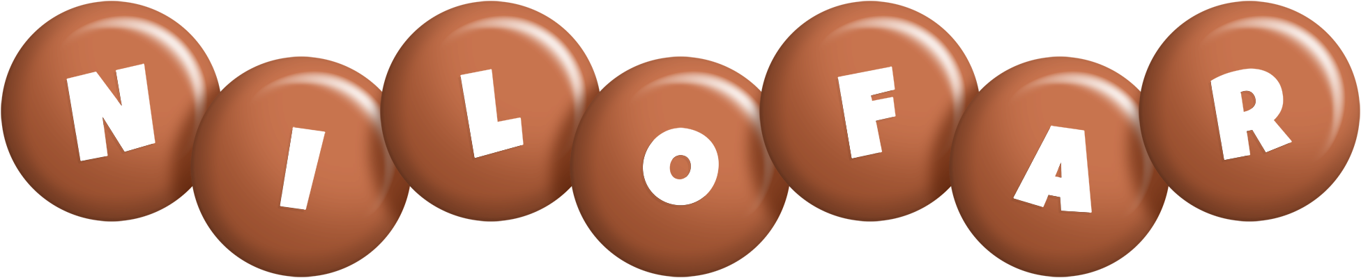 Nilofar candy-brown logo