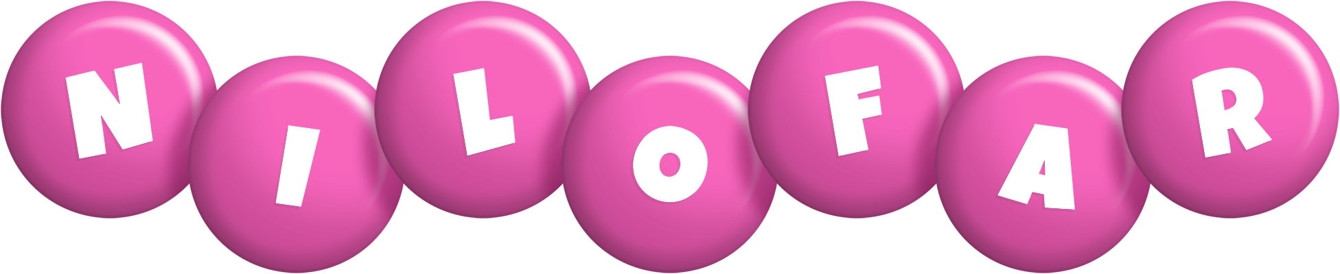 Nilofar candy-pink logo