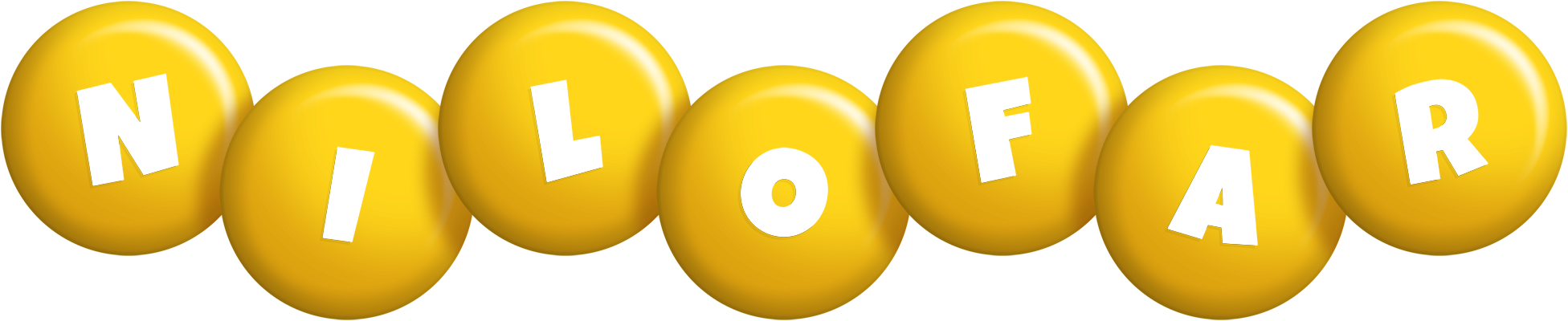Nilofar candy-yellow logo