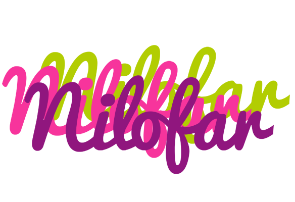 Nilofar flowers logo