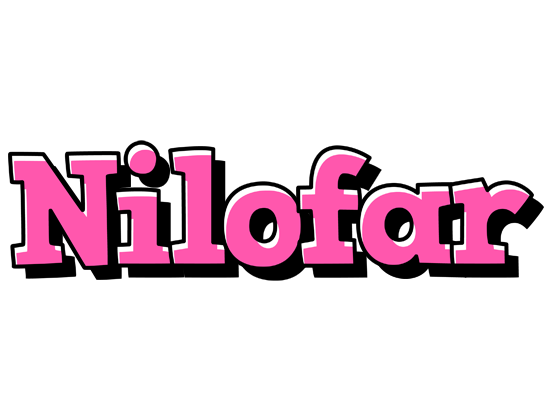Nilofar girlish logo