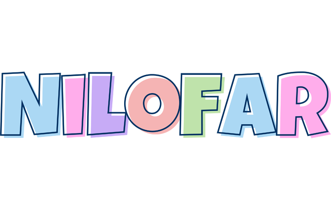 Nilofar pastel logo
