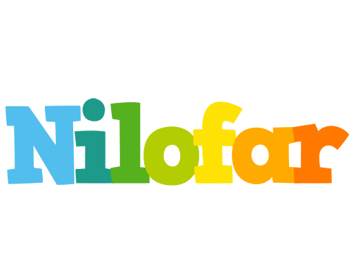 Nilofar rainbows logo