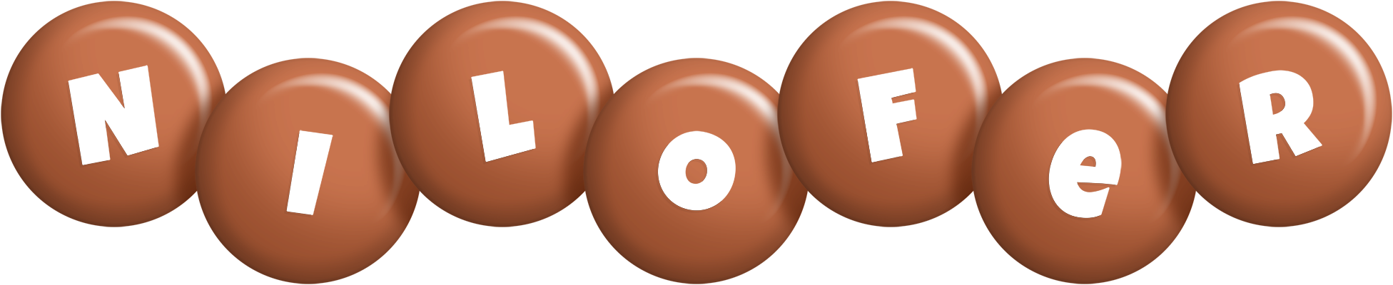 Nilofer candy-brown logo