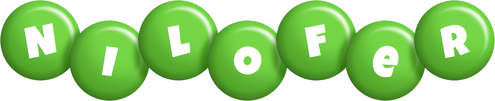 Nilofer candy-green logo