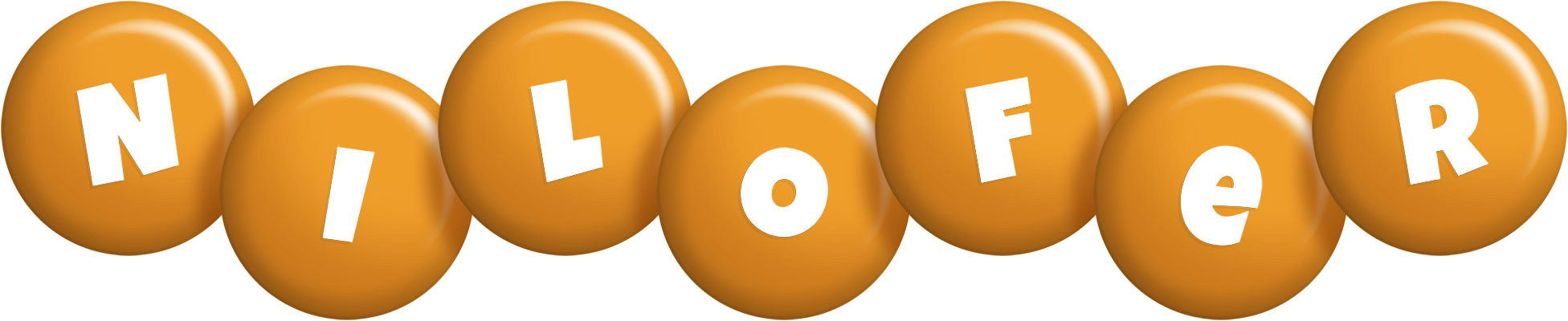 Nilofer candy-orange logo
