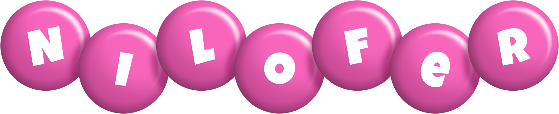 Nilofer candy-pink logo