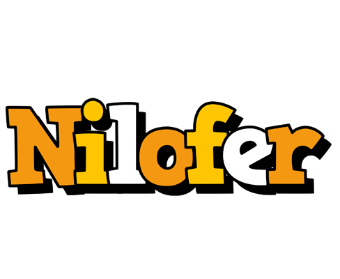 Nilofer cartoon logo