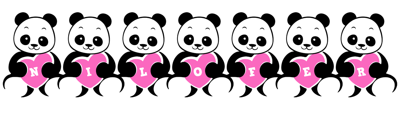 Nilofer love-panda logo