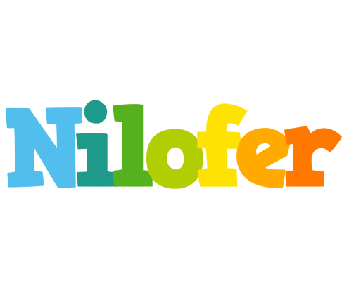 Nilofer rainbows logo