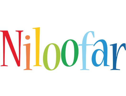 Niloofar birthday logo