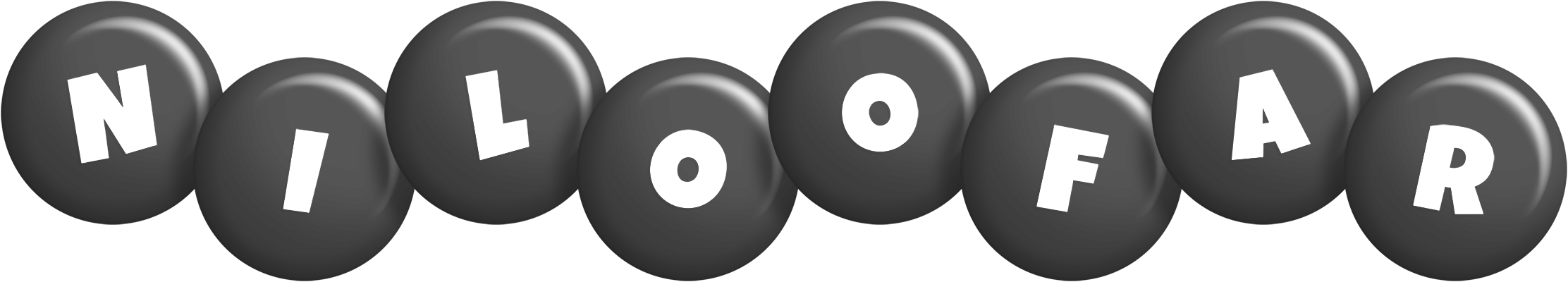 Niloofar candy-black logo