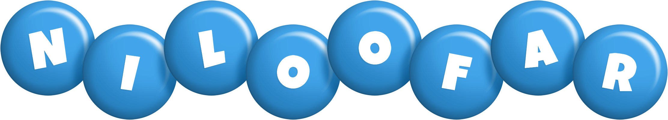 Niloofar candy-blue logo