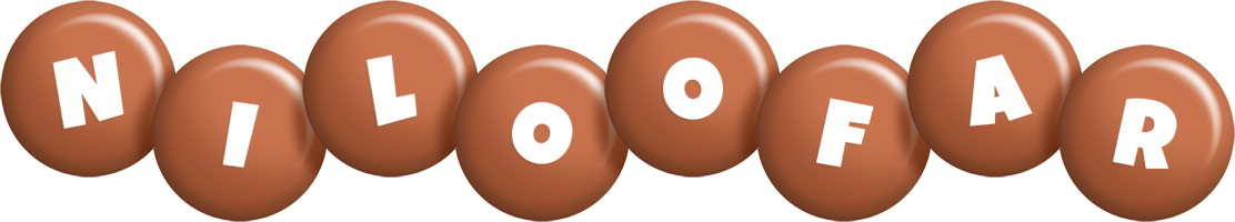 Niloofar candy-brown logo