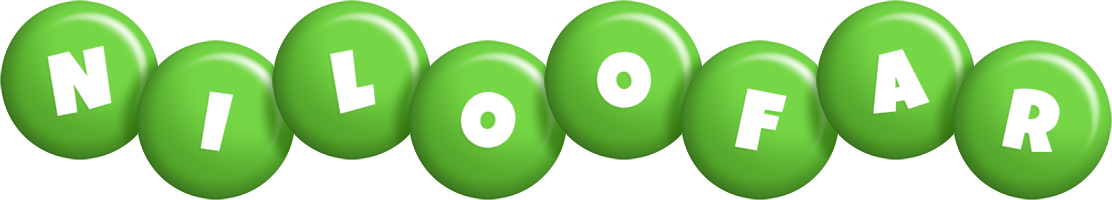 Niloofar candy-green logo