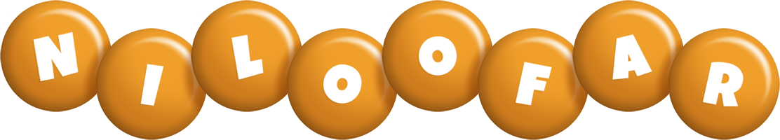 Niloofar candy-orange logo